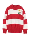 DOLCE & GABBANA DOLCE & GABBANA TODDLER GIRL SWEATER TOMATO RED SIZE 7 POLYAMIDE, ALPACA WOOL, MOHAIR WOOL, POLYESTE