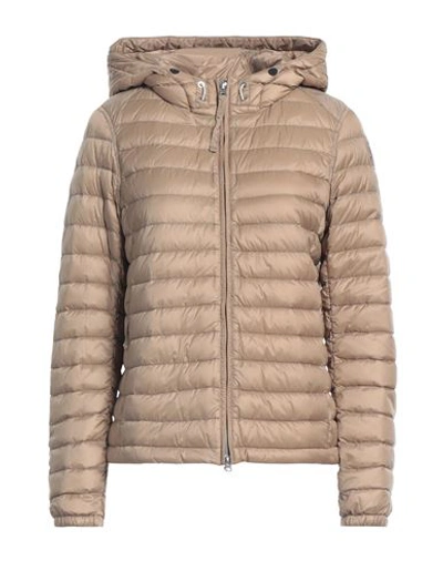 Parajumpers Woman Down Jacket Sand Size Xl Polyamide In Beige