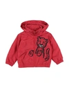Dolce & Gabbana Newborn Boy Jacket Red Size 3 Polyester In Red