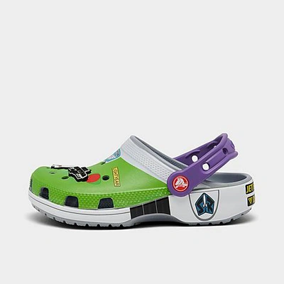 Crocs Little Kids' X Toy Story Buzz Lightyear Classic Clog Shoes In Blue/buzz