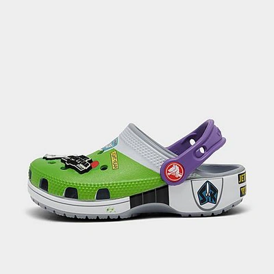 Crocs Babies'  Kids' Toddler X Toy Story Buzz Lightyear Classic Clog Shoes In Blue/buzz