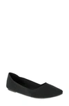 Mia Corrine Womens Slip On Comfort Insole Flat Shoes In Black
