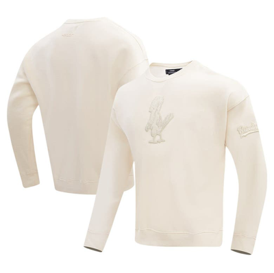 Pro Standard Cream St. Louis Cardinals Neutral Drop Shoulder Pullover Sweatshirt