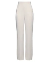 Emme By Marella Woman Pants Ivory Size 14 Polyester In White