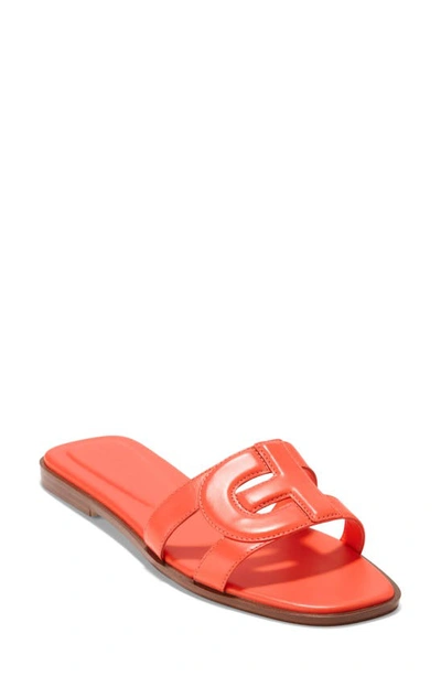 Cole Haan Chrisee Slide Sandal In Nasturtium Orange