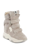 Isabel Marant Balskee Platform Sneaker In Grey