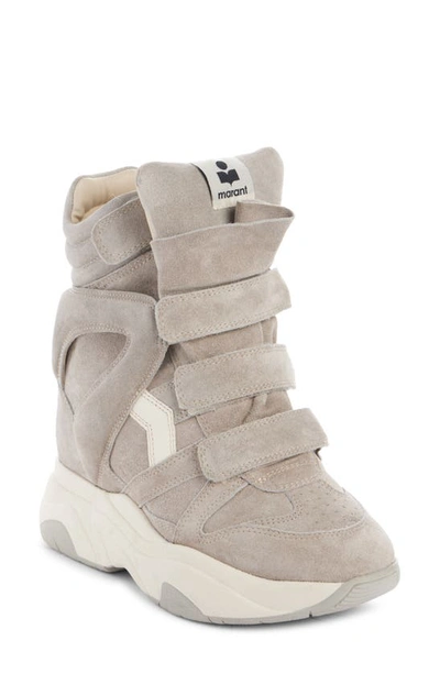 Isabel Marant Balskee Platform Trainer In Grey