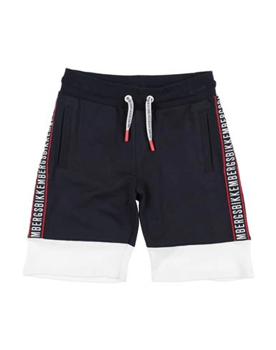 Bikkembergs Babies'  Toddler Boy Shorts & Bermuda Shorts Midnight Blue Size 4 Cotton