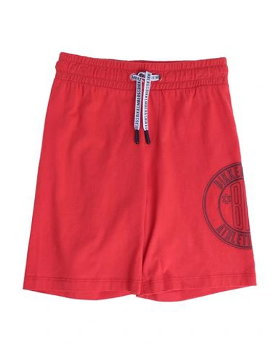 Bikkembergs Babies'  Toddler Boy Shorts & Bermuda Shorts Red Size 4 Cotton