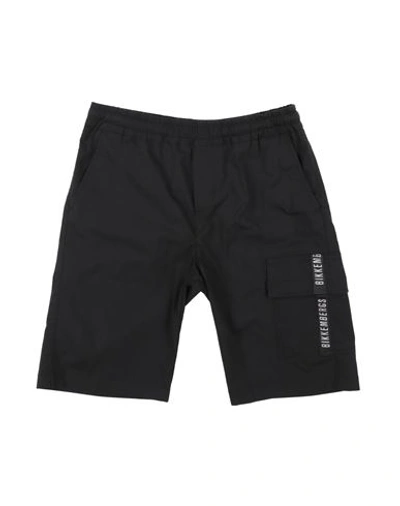 Bikkembergs Babies'  Toddler Boy Shorts & Bermuda Shorts Black Size 5 Cotton, Elastane
