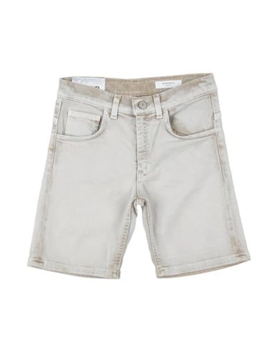 Dondup Babies'  Toddler Boy Shorts & Bermuda Shorts Light Grey Size 4 Cotton, Elastomultiester, Elastane