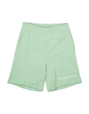 MSGM MSGM TODDLER BOY SHORTS & BERMUDA SHORTS LIGHT GREEN SIZE 6 COTTON