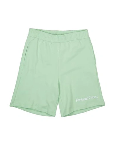Msgm Toddler Boy Shorts & Bermuda Shorts Light Green Size 6 Cotton In Green