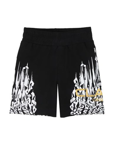 Cavalli Class Babies'  Toddler Girl Shorts & Bermuda Shorts Black Size 6 Cotton, Elastane