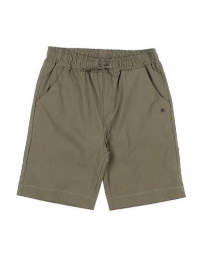 Manuel Ritz Babies'  Toddler Boy Shorts & Bermuda Shorts Military Green Size 6 Cotton, Elastane