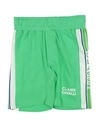 Cavalli Class Babies'  Toddler Boy Shorts & Bermuda Shorts Green Size 6 Cotton, Elastane
