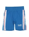Cavalli Class Babies'  Toddler Boy Shorts & Bermuda Shorts Azure Size 6 Cotton, Elastane In Blue