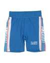 Cavalli Class Toddler Boy Shorts & Bermuda Shorts Azure Size 6 Cotton, Elastane In Blue