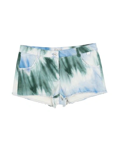 Il Gufo Babies'  Toddler Girl Shorts & Bermuda Shorts Green Size 4 Cotton, Elastane