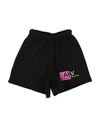 ALV BY ALVIERO MARTINI ALV BY ALVIERO MARTINI TODDLER GIRL SHORTS & BERMUDA SHORTS BLACK SIZE 6 COTTON, POLYESTER