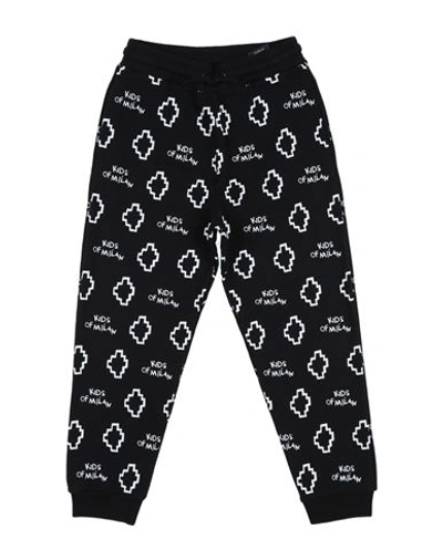 Marcelo Burlon County Of Milan Babies' Marcelo Burlon Toddler Boy Pants Black Size 6 Cotton, Polyester, Elastane