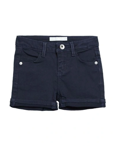 Guess Babies'  Toddler Girl Denim Shorts Midnight Blue Size 4 Cotton, Elastane