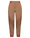 Eleventy Woman Pants Camel Size L Viscose, Polyamide, Elastane, Polyester In Beige