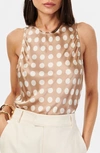 Cami Nyc Floriana Racerback Silk Cami In Macro Dot