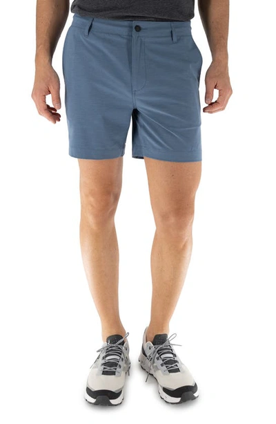 Devil-dog Dungarees 6-inch Hybrid Shorts In Med Blue