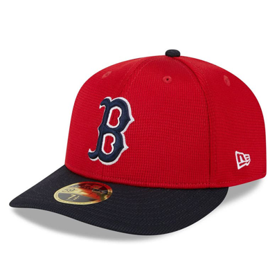 New Era Red Boston Red Sox 2024 Batting Practice Low Profile 59fifty Fitted Hat