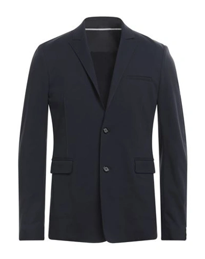 Paolo Pecora Man Blazer Midnight Blue Size 42 Viscose, Polyamide, Elastane