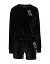 Ea7 Woman Tracksuit Black Size Xl Polyester, Elastane