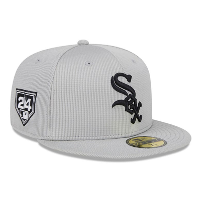 New Era Gray Chicago White Sox 2024 Spring Training 59fifty Fitted Hat