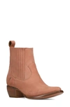 Frye Sacha Western Chelsea Boot In Rose Cake