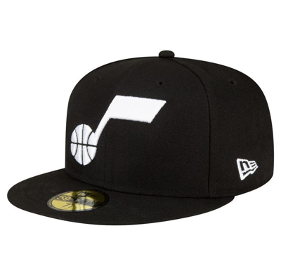 New Era Black Utah Jazz 59fifty Fitted Hat