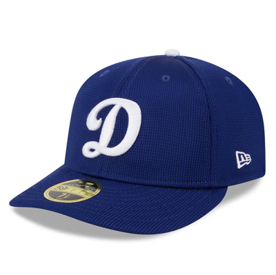 New Era Royal Los Angeles Dodgers 2024 Batting Practice Low Profile 59fifty Fitted Hat