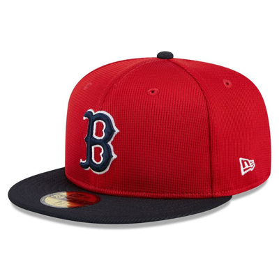 New Era Red Boston Red Sox 2024 Batting Practice 59fifty Fitted Hat