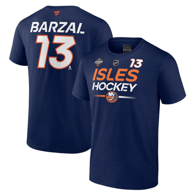 Fanatics Branded Mathew Barzal Navy New York Islanders 2024 Nhl Stadium Series Authentic Pro Name &