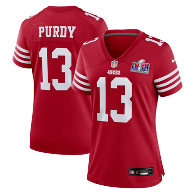 Nike Brock Purdy San Francisco 49ers Super Bowl Lviii  Women's Nfl Game Jersey In Red