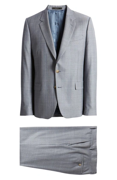 Paul Smith Tailored Fit Wool Suit In Light Blue
