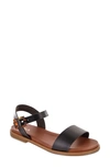 Mia Peyton Ankle Strap Sandal In Black