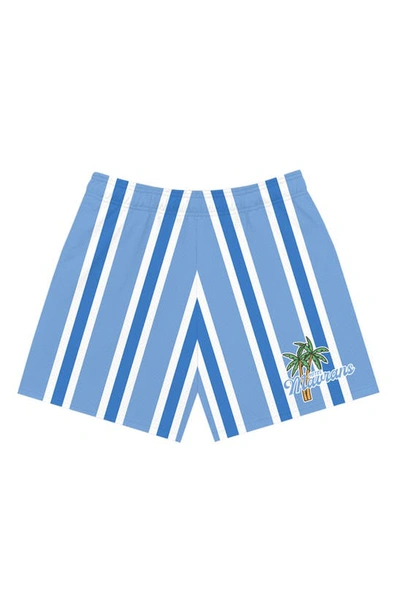 Mavrans Beverly Hills Mesh Shorts In Blue