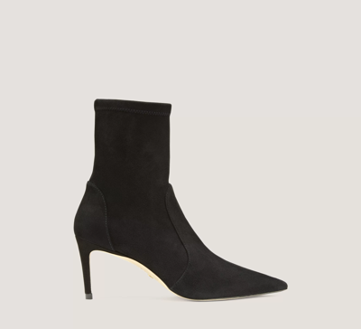 Stuart Weitzman Stuart 75 Stretch Bootie The Sw Outlet In Black