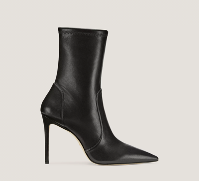 Stuart Weitzman Stuart 100 Stretch Bootie The Sw Outlet In Black