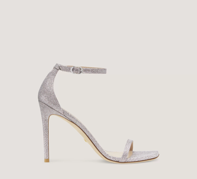 Stuart Weitzman Nudistcurve 100 Strap Sandal The Sw Outlet In Rosewater Pink