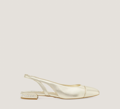 Stuart Weitzman Crystal Slingback The Sw Outlet In Light Gold
