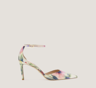 Stuart Weitzman Stuart 85 Strap Pump The Sw Outlet In Watercolor