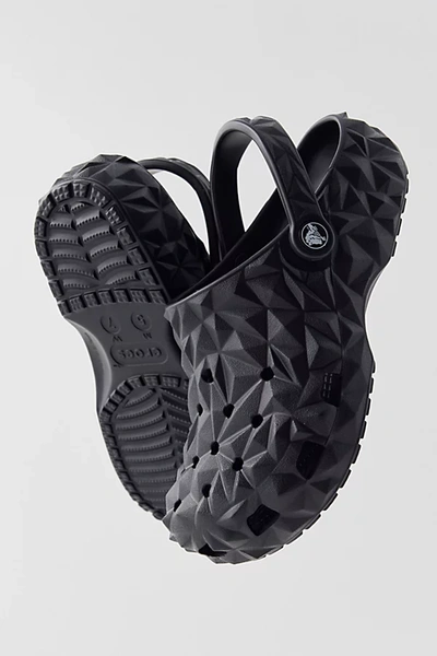 Crocs Classic Geometric Clog In Black