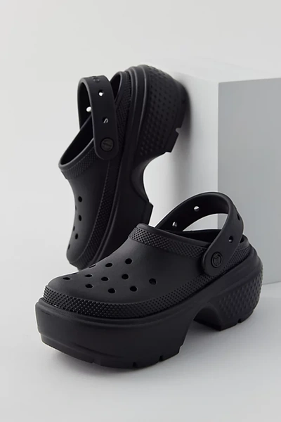 Crocs Stomp Clog In Black, Women's At Urban Outfitters