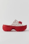 CROCS HELLO KITTY STOMP SLIDE IN RED, WOMEN'S AT URBAN OUTFITTERS